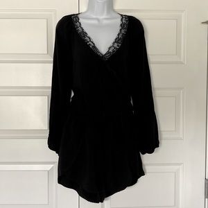 Express black romper